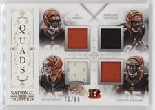 2013 Panini National Treasures Team Quads 71/99 AJ Green Jermaine Gresham #9 0c6