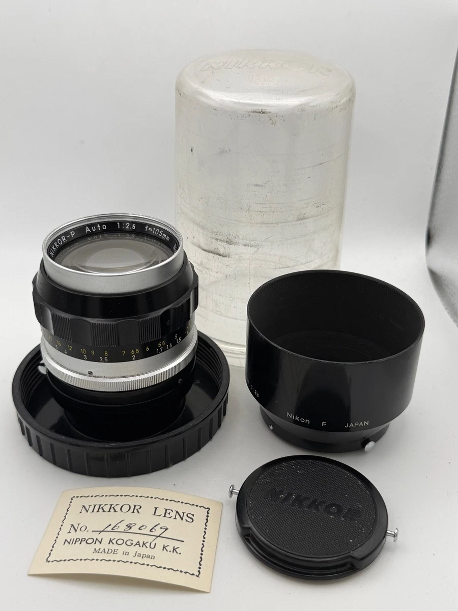 Nikon f/2 Camera Lenses 105mm Focal for sale | eBay
