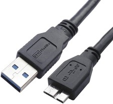 ITD ITANDA USB 3.0 Micro Cable, 3.3FT, Heavy Duty 3.3FT - A to B