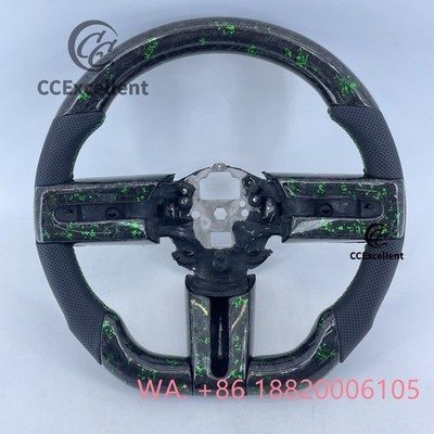 CCExcellent For Ford Mustang 05-09 GT Shelby Green Carbon Fiber Steering Wheel
