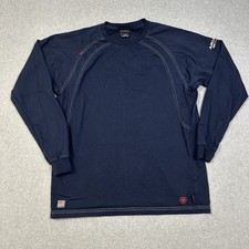 Ariat FR Shirt Utility Large Flame Resistant Workwear blue CAT 2 2112