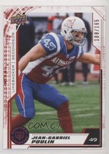 2020 Upper Deck CFL Red 108/165 Jean-Gabriel Poulin #159 z6b