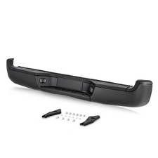 Black Rear Bumper Assembly Compatible With 2005-2015 Toyota Tacoma Back Bumper