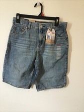 Levi s Boys Denim Skate Shorts Size 14 Adjustable Waist