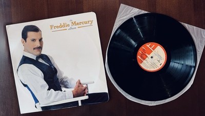 Queen The Freddie Mercury Album Colombia Lp Promo Copy