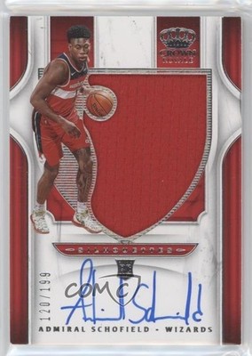 2019 Panini Crown Royale Silhouettes /199 Admiral Schofield Rookie Auto RC 0s5s