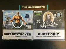 Dr. Squatch soaps Dirt Destroyer & Ghost Grit
