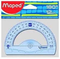 Maped Halbkreis-Winkelmesser Geometric 180 Grad, 120 Mm 5 Bis 60X Spare Bis 69%