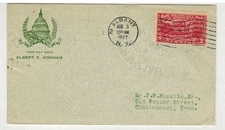 1927 FIRST DAY ISSUE BATTLE OF SARATOGA BURGOYNE 644-6 ALBANY NY BY GORHAM