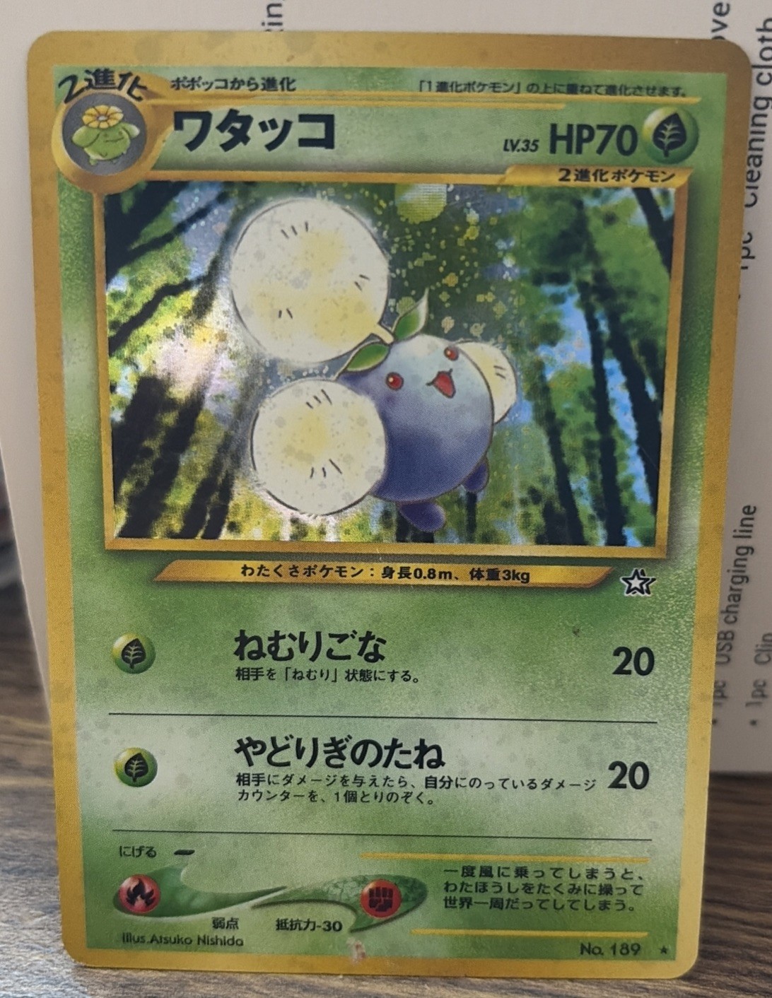 Jumpluff Gold, Silver, to a New World... Holo (Japanese) #189