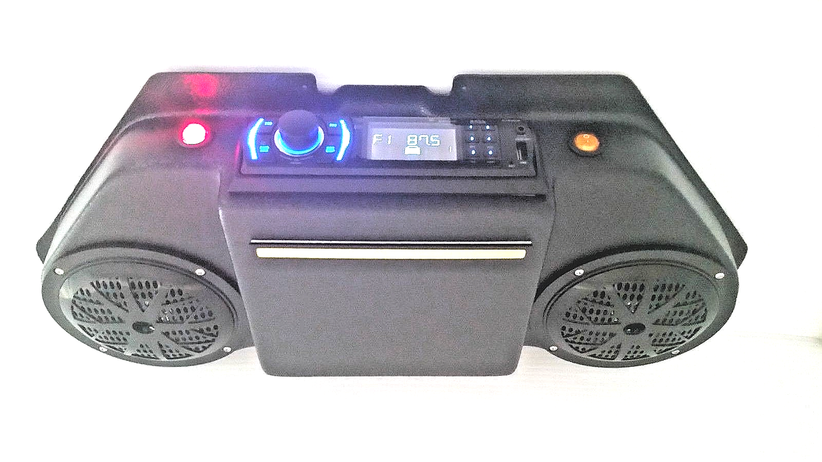 COMPLETE! EZGO TEXTRON TXT GOLF CART OVERHEAD CONSOLE STEREO WITH