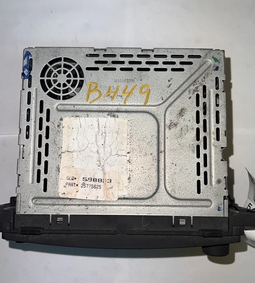 Chevy Cobalt Pontiac G5 2007-2008 radio AM/FM/CD 25775625 Foto 2 de 3