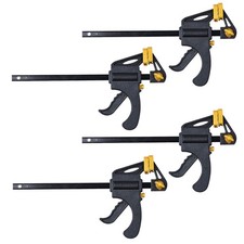 4 Pack Mini Ratchet Speed Clamps 4" 100mm Rapid Bar Spreaders Trigger Vice Grips