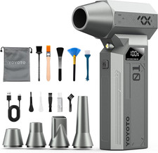 Compressed Air Duster, 150000RPM Electric Air Duster with LED Display Brushles