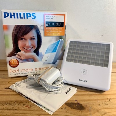 Philips goLITE BLU HF3321/60 Energy Therapy Light with Original Packaging Works!