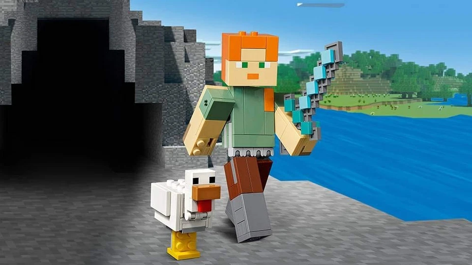 LEGO Minecraft Alex BigFig with Chicken 21149 - Image 4 of 4