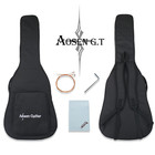 41" Cutaway Acoustic Guitar Spruce Layered Wood Top Gigbag Sapele Plywood Back — photo 8