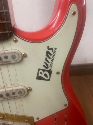 Burns NU-SONIC エレキギター ハードケース付き Electric Guitar Burns London NU-SONIC Red Made in England S/N0019
