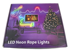 LED Neon Rope Lights 32.8ft, App Remote, RGB Multicolor, Sync to Music
