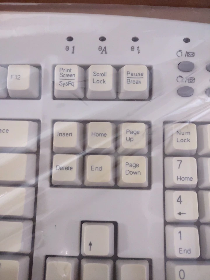 BLEMISHED! HEWLETT PACKARD HP PS/2 WINDOWS KEYBOARD MODEL: SK-2501K | RM0-KBRK  - Image 3 of 4