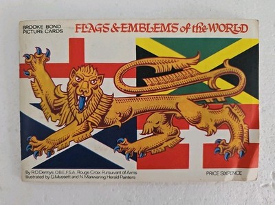 Flaggen & Embleme der Welt Brooke Bond Bildkarten Full Set sehr selten sehr guter Zustand