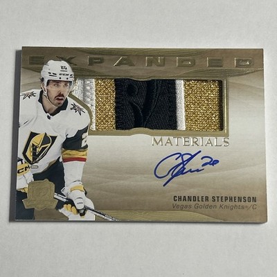 2022-23 The Cup Expanded Materials Chandler Stephenson Patch Autograph EM-CS /25