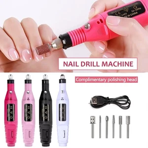 Electric Nail File Drill Portable Professional Manicure Pedicure Machine Set Kit