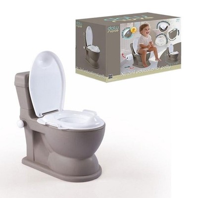 Dolu Toilettentrainer Grau Junge Mädchen Kinder Toiletten Sitz Lern Töpfchen