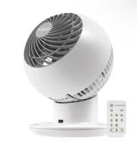 Woozoo Globe Multi-Directional 5-Speed Oscillating Fan w/Remote, White - NEW
