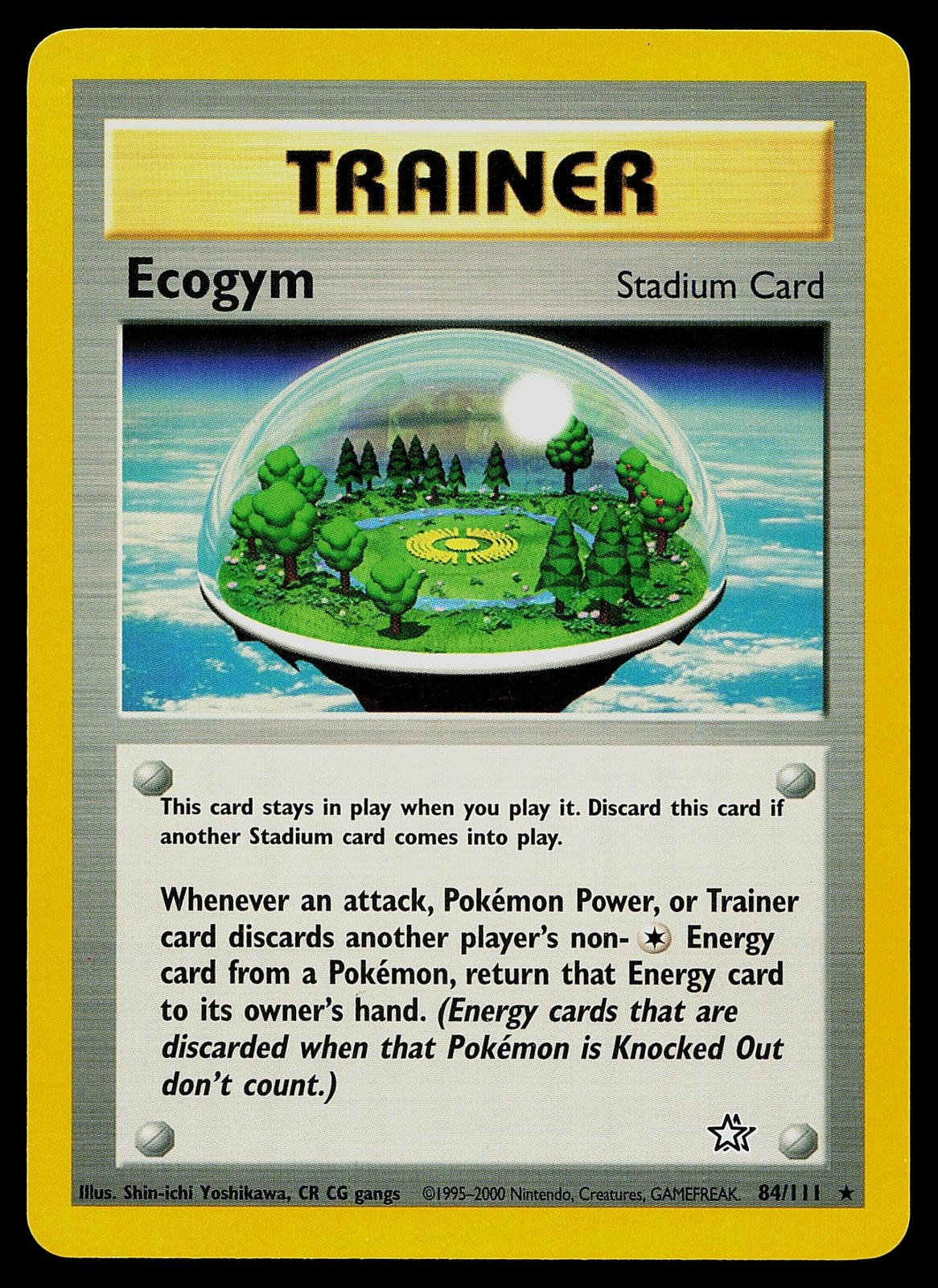 Pokemon Card Neo Genesis Ecogym 84/111 Rare