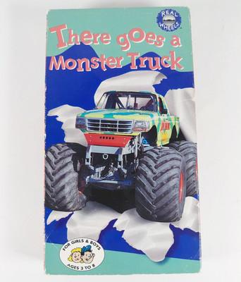 There Goes a Monster Truck VHS Real Wheels Kid Vision 1995