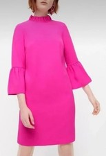 NWT J. CREW Ruffle Neck Dress