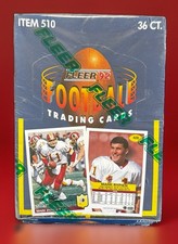 1992 Fleer Football Wax Box Factory Sealed 36 Packs Mint Tightly Wrapped
