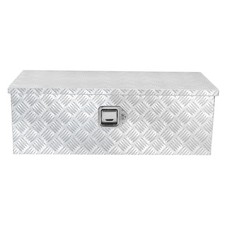 30 X 13 X 10 All Aluminum Pickup Truck Bed Tool Box Trailer Storage W Lock