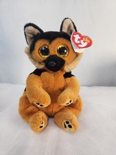 TY Beanie Baby - ACE the German Shepherd (6 inch) - MWMTs Stuffed Toy