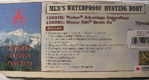 Proline 9" Camo Waterproof Hunting Boots Size 8 - Image 2 of 2