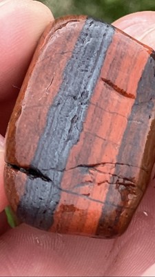 Lake Superior Banded Iron Formation Unique Coloring Rare Beautiful Water Wash1oz