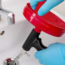 Plumb Craft Manual Drain Auger 25ft For Small Medium Drains up to 2"