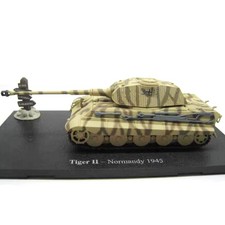 Alloy 1/72 WWII Normandy German Army King Tiger Heavy Tank Simulation Model