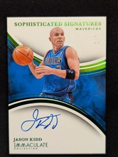 2024-25 Immaculate Sophisticated Signatures-Jason Kidd On Card Auto GREEN /5