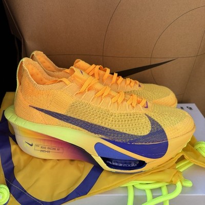 Size 12 - Nike Alphafly NEXT% 3 Laser Orange Indigo Burst Citron