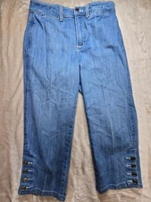 Vintage Y2K NYDJ High rise Straight Jean Capri Women's Size 10