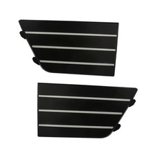 Front Lower Bumper Grill Grille Insert Cover Bumper Grille Cover Pair 