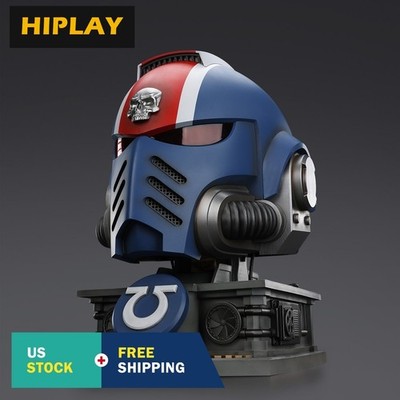 HIPLAY JOYTOY Warhammer Ultramarines Lieutenant Titus' MKX Helmet &Display Stand