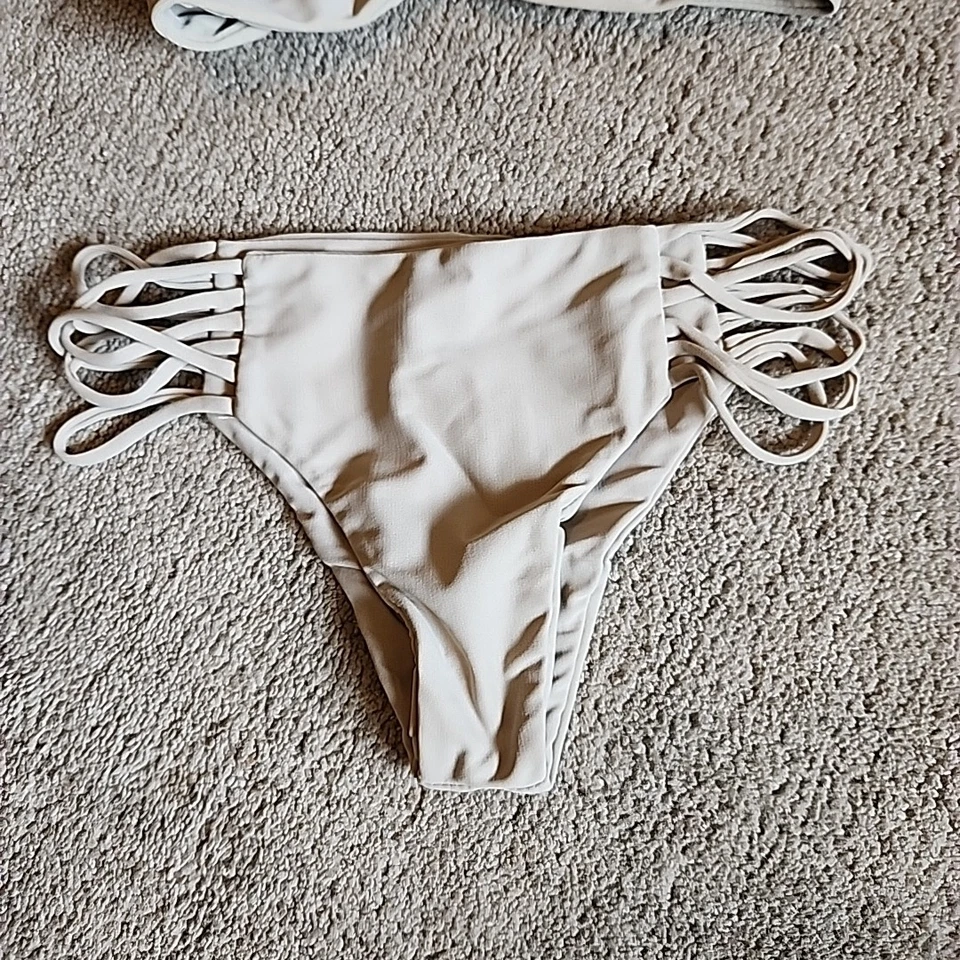 MIKOH Traje de baño Bikini Conjunto Banyans Top Lanai Bottoms Bronceado Traje de baño Xsmall Foto 2 de 4