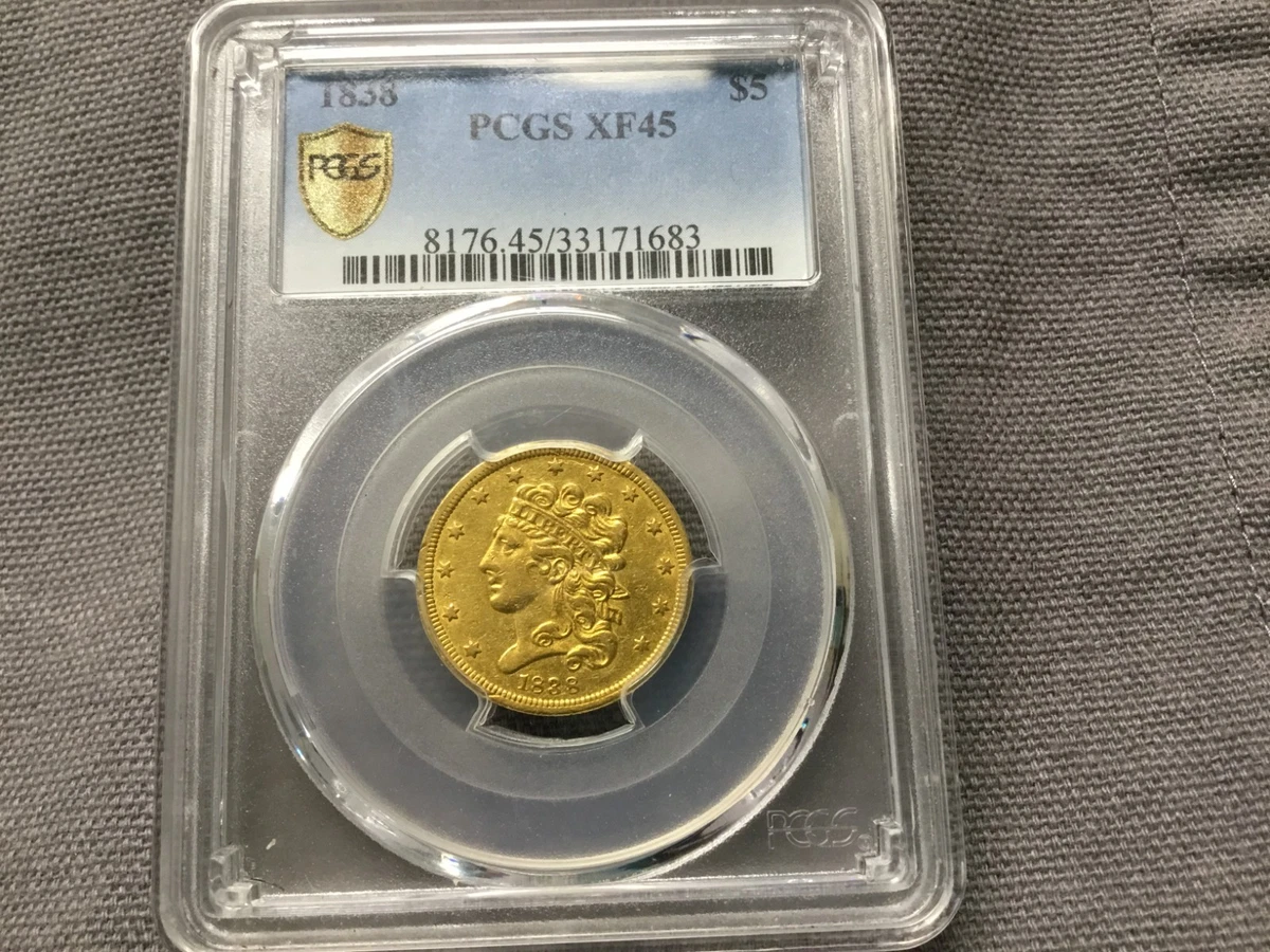 XF 45 Graded Half Eagle $5 US Gold Coins (Pre - 1933) for sale | eBay