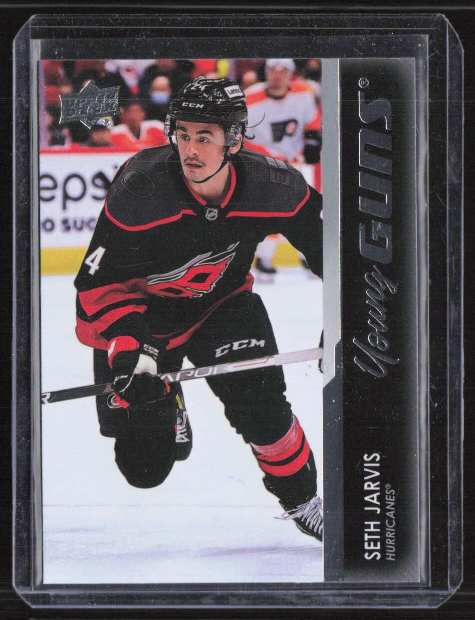 Seth Jarvis 2021-22 Upper Deck Young Guns #745 Carolina Hurricanes