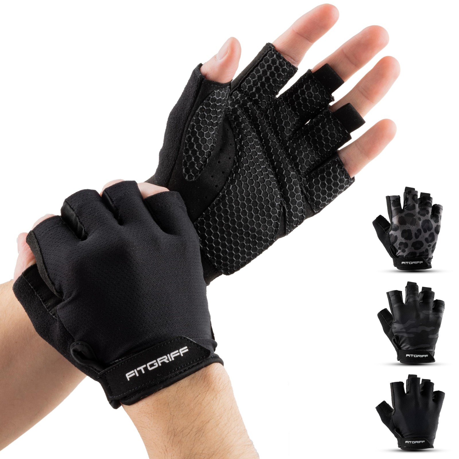 Gants Musculation Anti Ampoules Fitgriff pour Protéger les Mains en Fitness