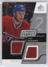 2008-09 SP Game Used Edition Authentic Fabrics Dual Mike Komisarek #AF-KM 0c2