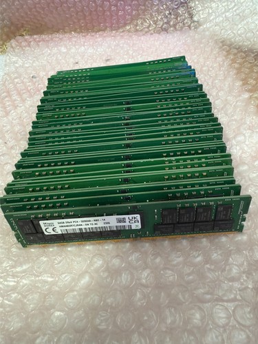 New ListingREAD LOT 40 Hynix 64GB DDR4-3200 PC4-25600 2Rx4 ECC RDIMM HMAA8GR7CJR4N-XN